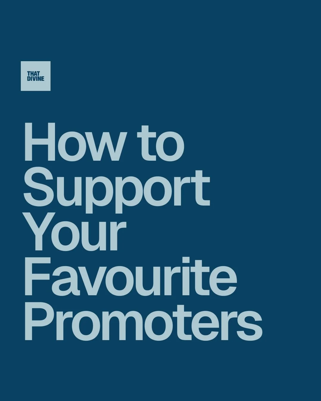 Promoters aren&rsquo;t machines. They&rsquo;re people who pour time, money, and energy into shaping the nights we all love.

And the truth is, small promoters are fragile. The scene survives only when the community supports it.

This carousel is a re