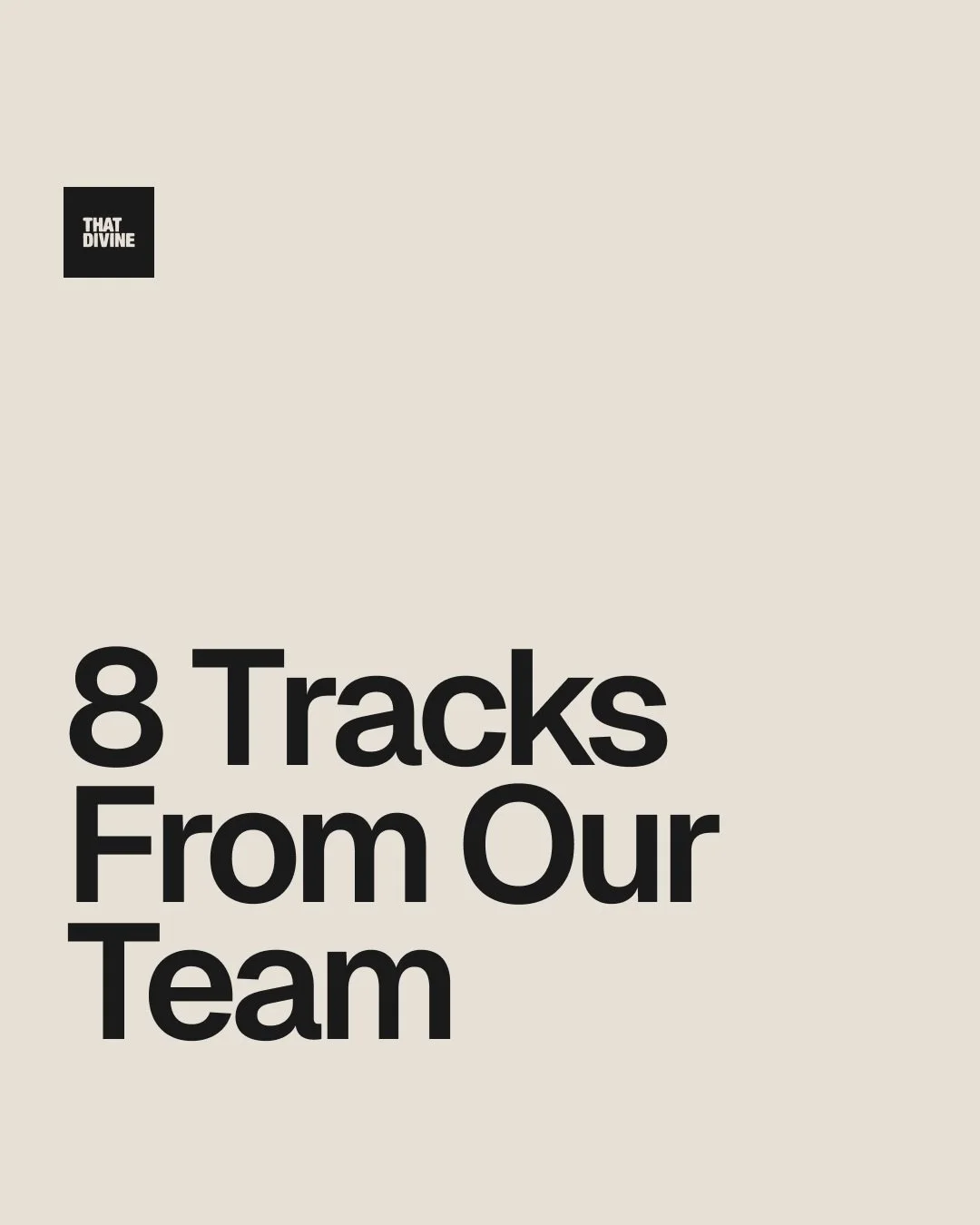 Sharing is caring.

To give a start to a new carousel series focused on sharing music we asked part of our core team to share one track each that&rsquo;s been on repeat lately.

No genres to follow.
No hype to chase.
Just eight tracks we keep coming 