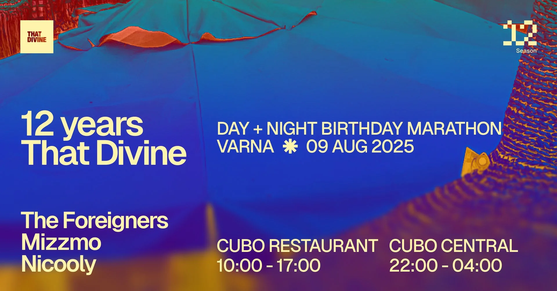 12 years That Divine birthday marathon - Varna 09.08
