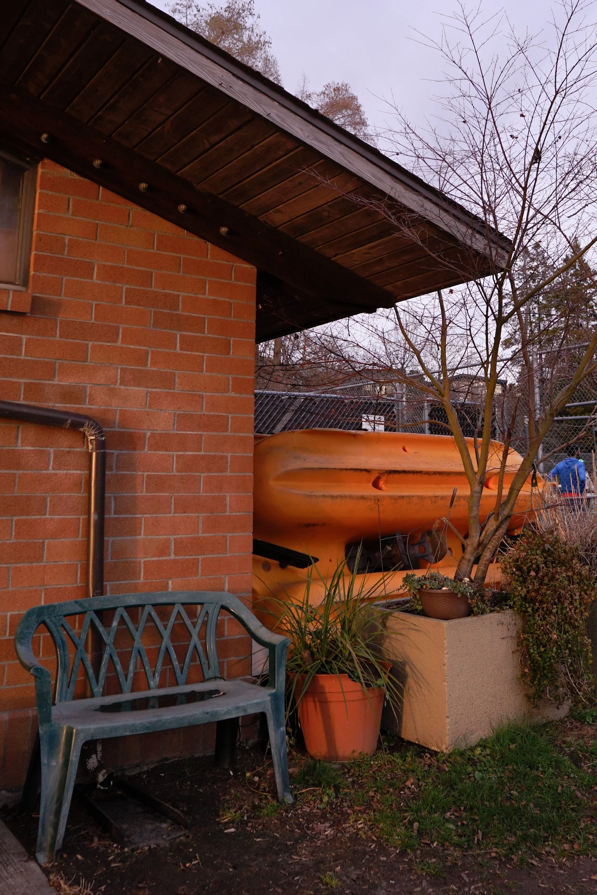 side note: fix/replace the bench