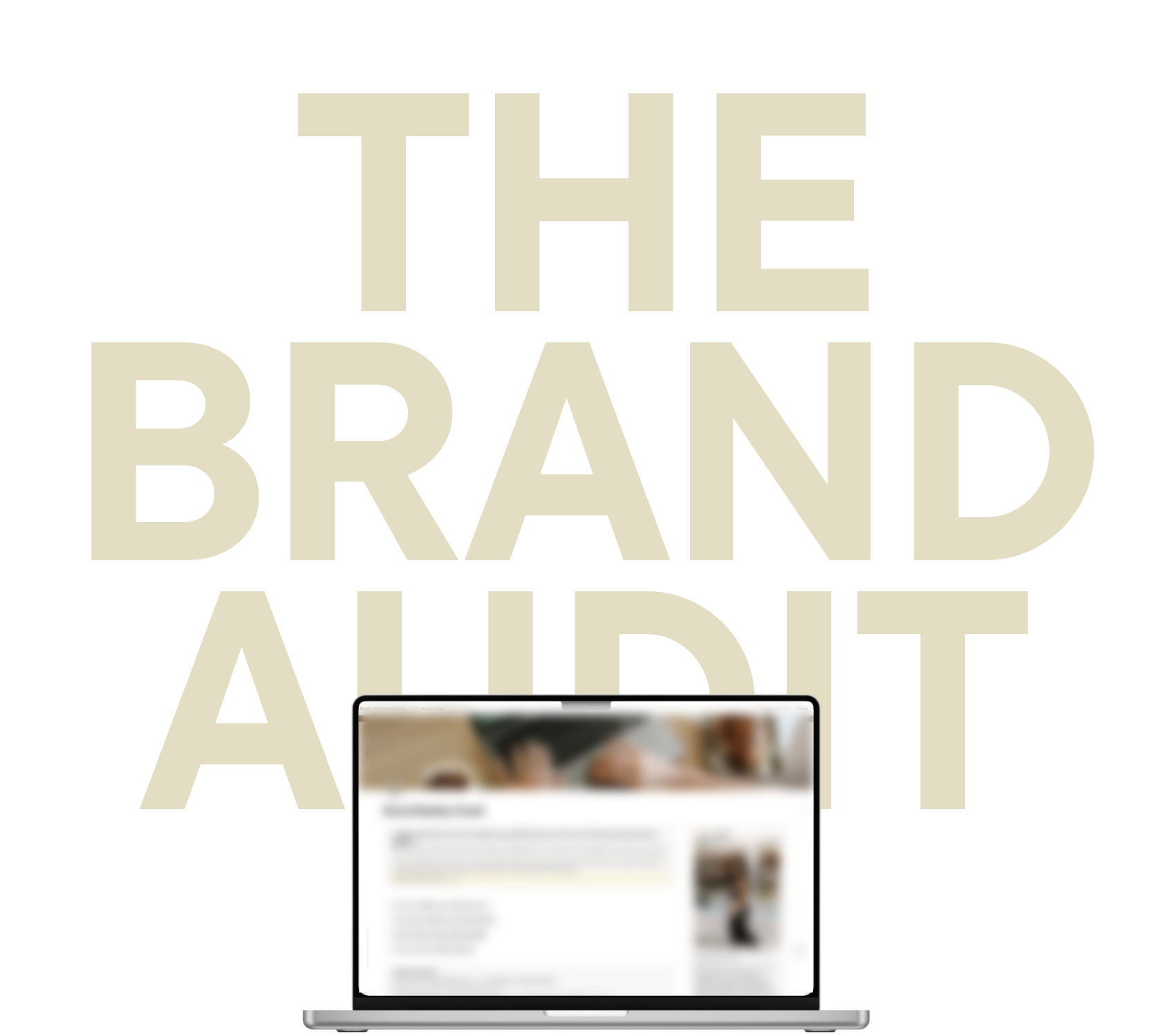 A computer monitor displays a social media profile page with a profile picture, followed by a feed of posts that include images and text.