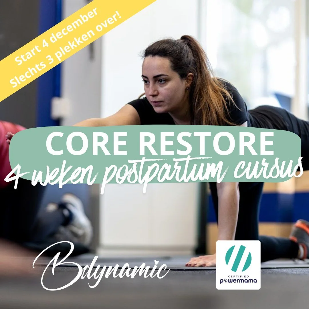 CORE RESTORE: Herstel met kracht, aandacht en vertrouwen

Ben jij (pas) bevallen en wil je weer lekker in beweging komen, z&oacute;nder te forceren, maar met aandacht voor wat jouw lijf n&uacute; nodig heeft? 

De Core Restore Cursus helpt je op een 