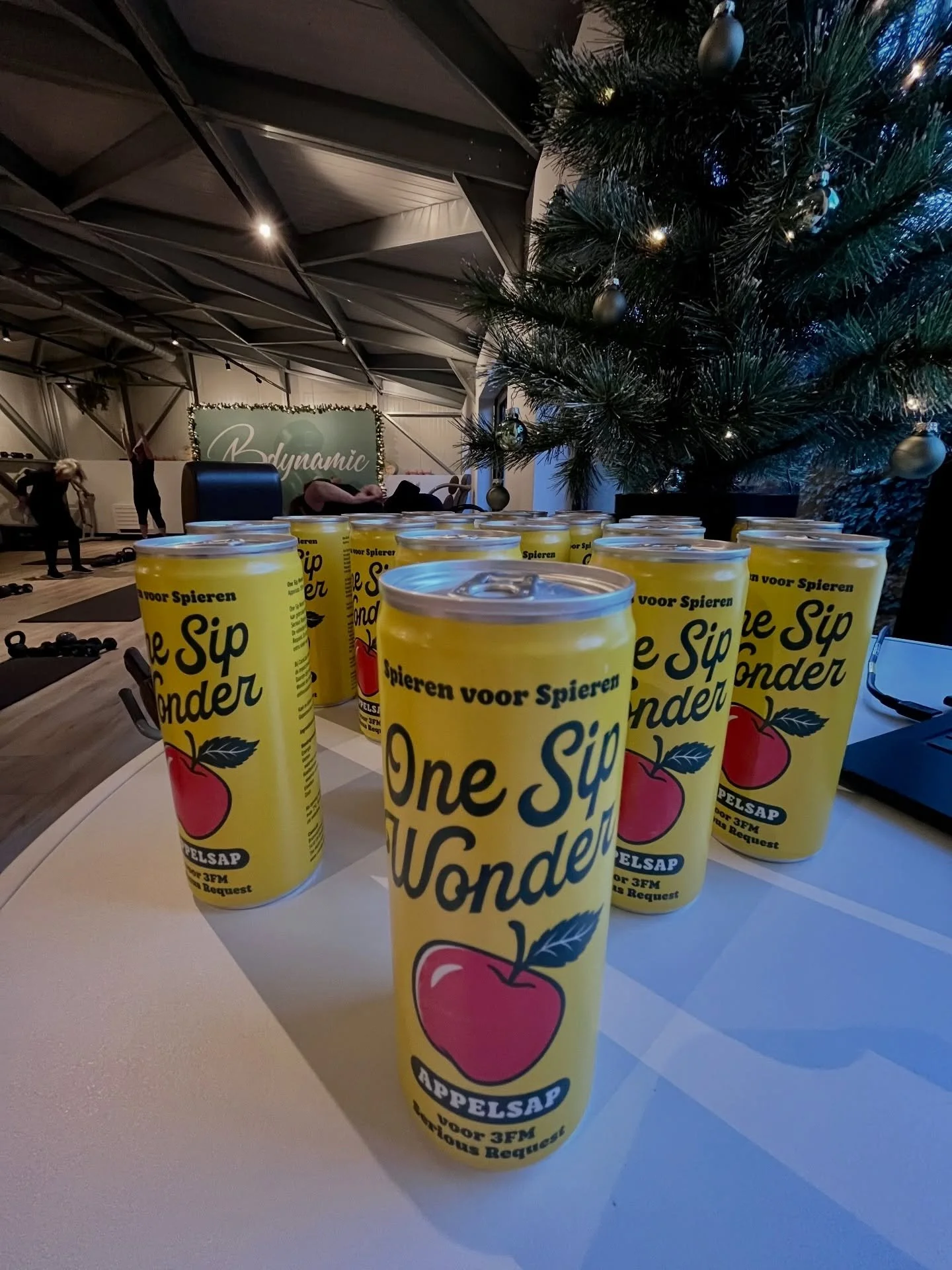 3FM Serious Request 202: Bdynamic steunt Spieren voor Spieren. 

Iedereen die deze dagen bij ons komt trainen, ontvangt een blikje One Sip Wonder appelsap! 

Samen in beweging voor een mooi doel 💪🏻