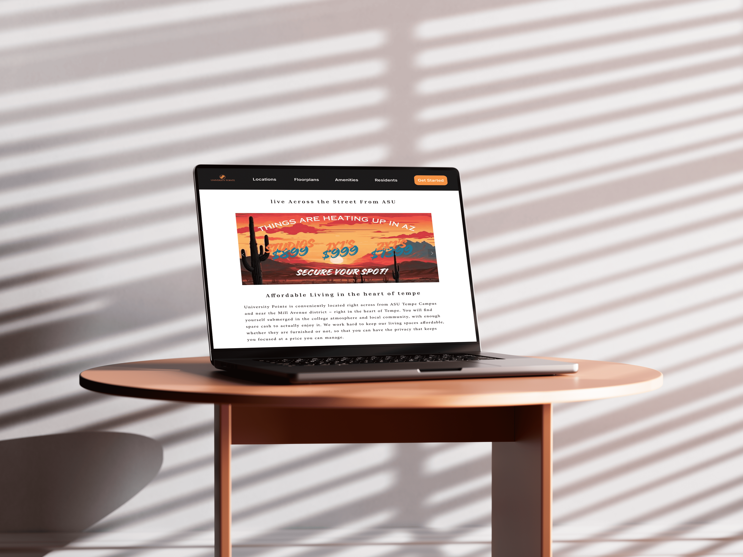 University Pointe: Website Redesign