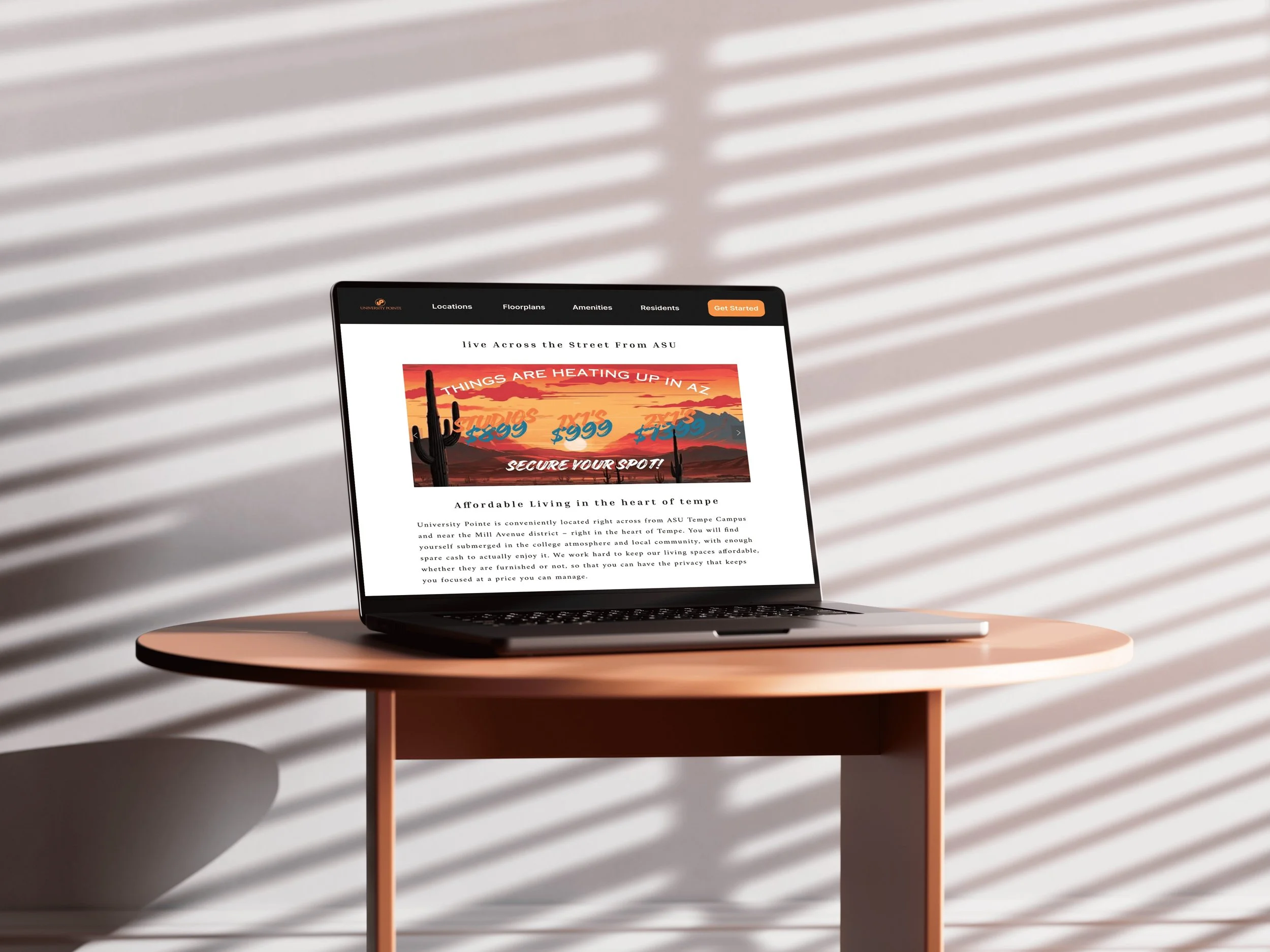 University Pointe: Website Redesign