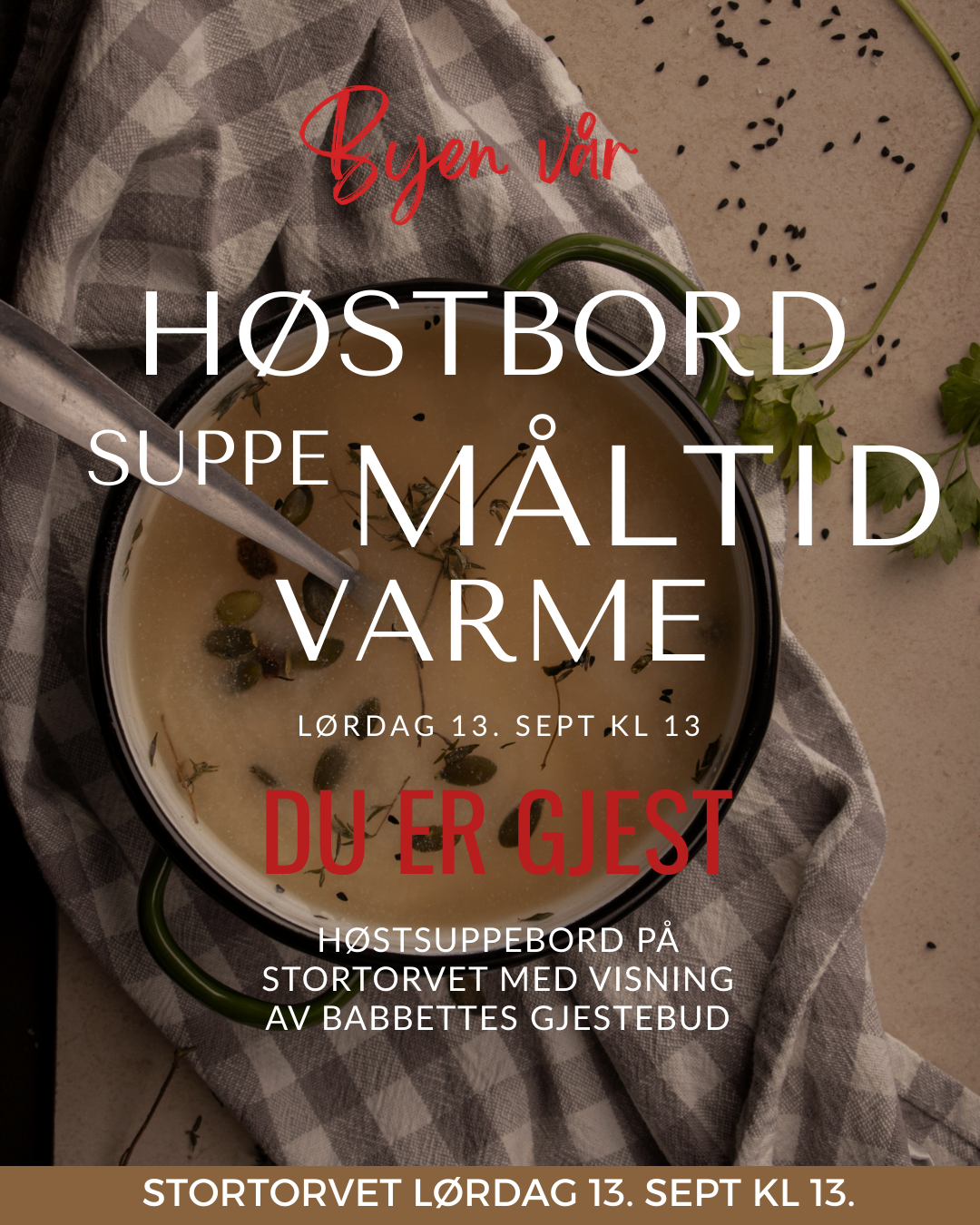 Høstbord på Stortorvet