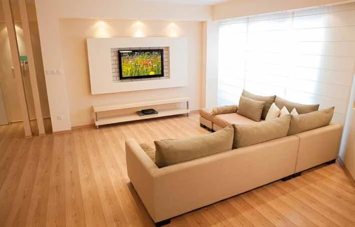 Roman Blinds in living room