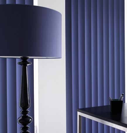 Purple vertical blinds