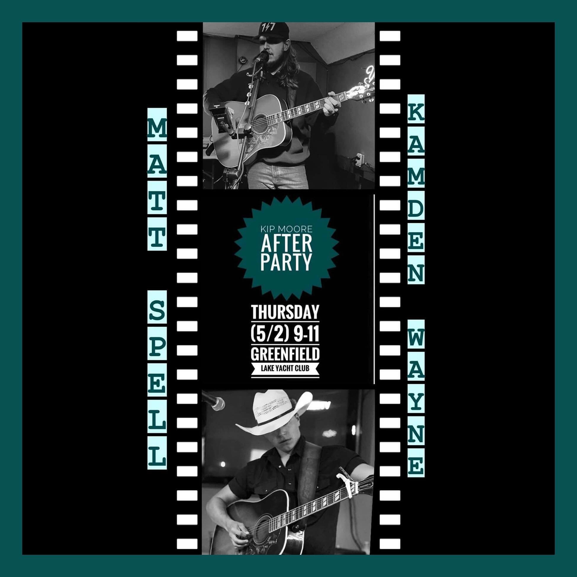TONIGHT

Join us after the @kipmooremusic show @greenfieldlakeamp for an #afterparty w/ the @mattspell14 Duo

9pm-11pm. No Cover.

🐊🐊🐊

https://www.greenfieldlakeyachtclub.com/

#livemusic #localmusic #wilmington #wilmingtonnc #ncartists #wilmingt