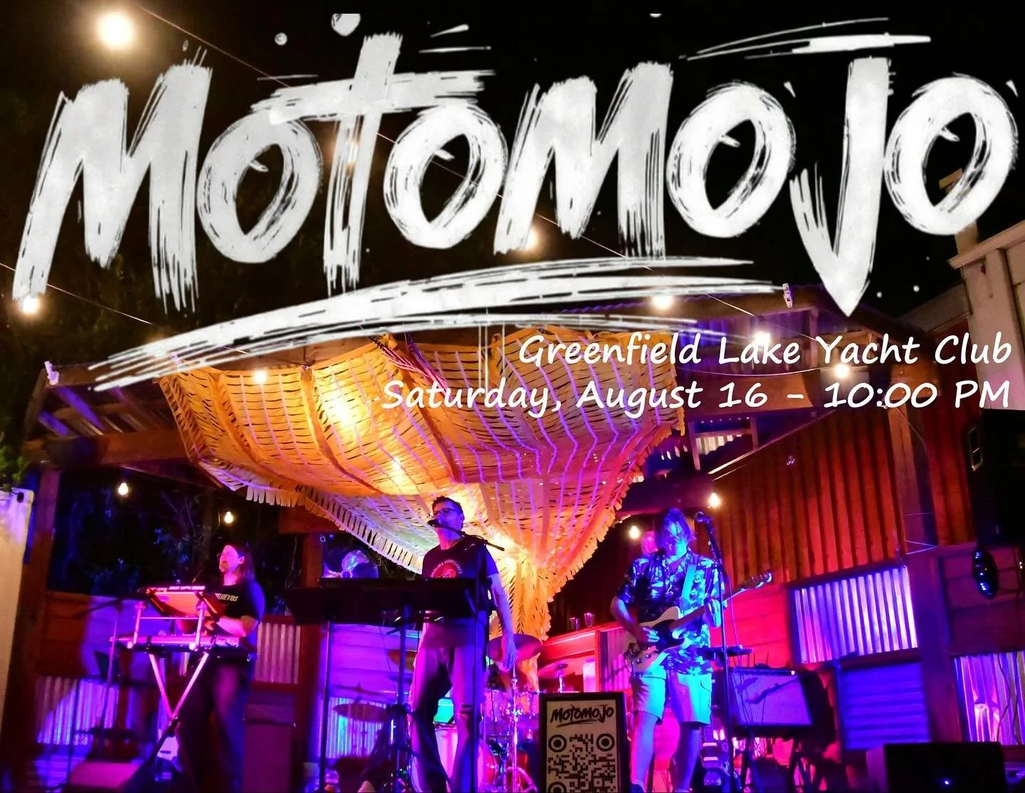 TONIGHT

Join us after the @houndmouth show @greenfieldlakeamp for an afterparty w/ @motomojoband 

10pm-12am. No Cover.

🐊🛶🐊