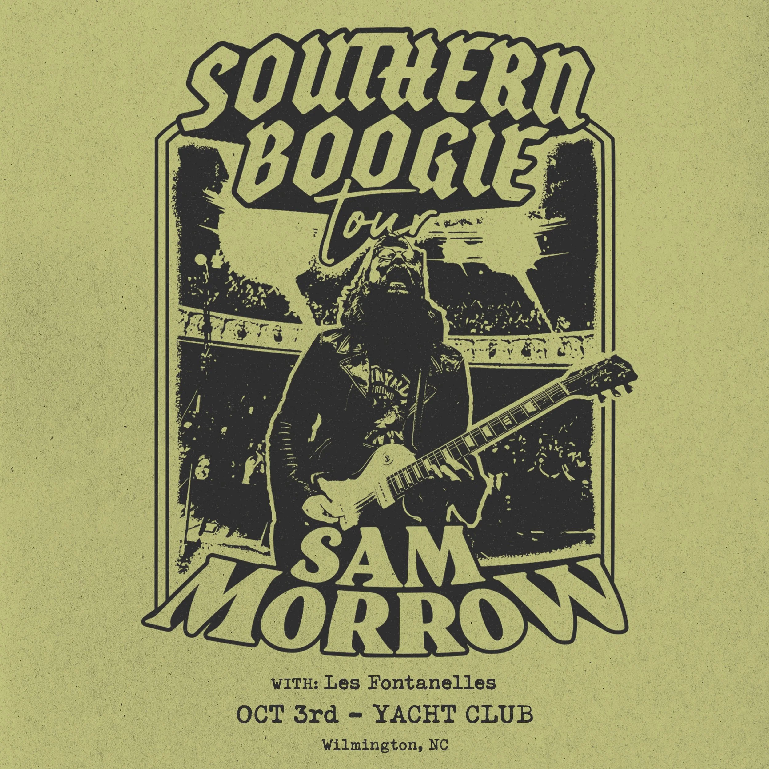 JUST ANNOUNCED

Saturday October 3rd w/ @mamsorrow &amp; @lesfontanelles_ilm 

TICKETS ON SALE NOW: https://kindtix.com/tix/event/sam-morrow-2026-10-03-49