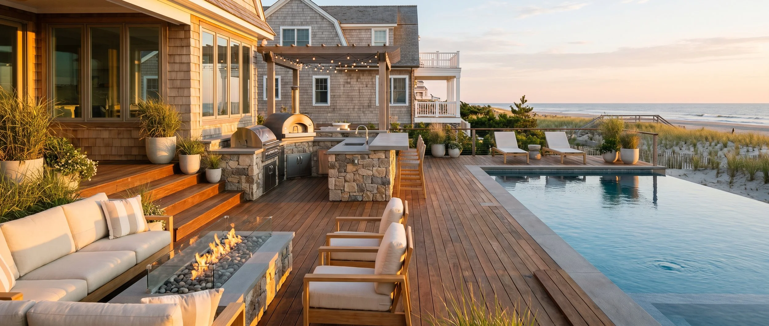 Decks, Pools and Outdoor Kitchens: The Making of an LBI Outdoor Living Space