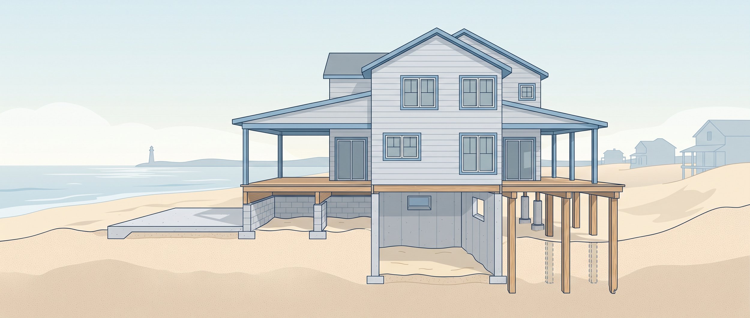 Piles, Piers, and Helical Piles: A Look at Coastal Foundations