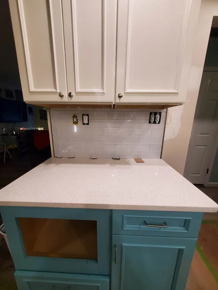 Two Tone Contemporary Kitchen Kitchen Remodel by Father and Son Building and Remodeling project photo 3
