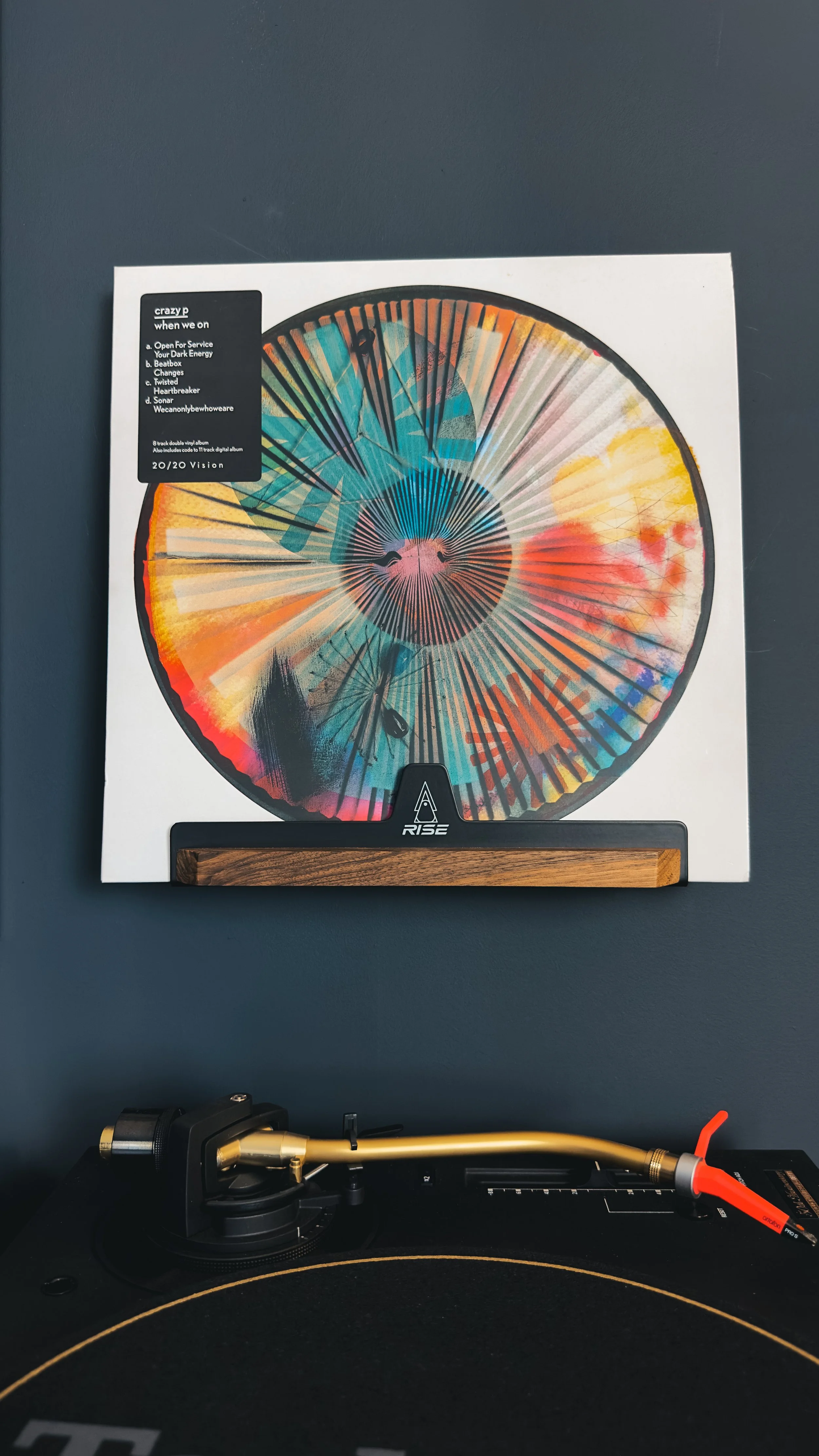 Rise Audio Vinyl Record Wall Mount