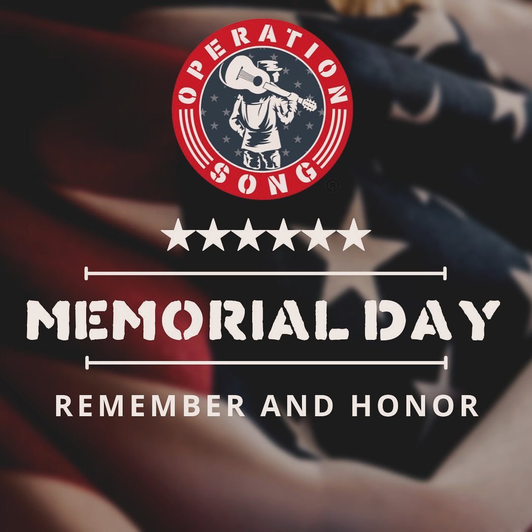Honoring our fallen heroes with every note. 🎶 Each Memorial Day, we honor the brave men and women who made the ultimate sacrifice for our freedom. 🇺🇸Through songwriting, we strive to keep their stories of alive. 🎶 #MemorialDay #RememberAndHonor #
