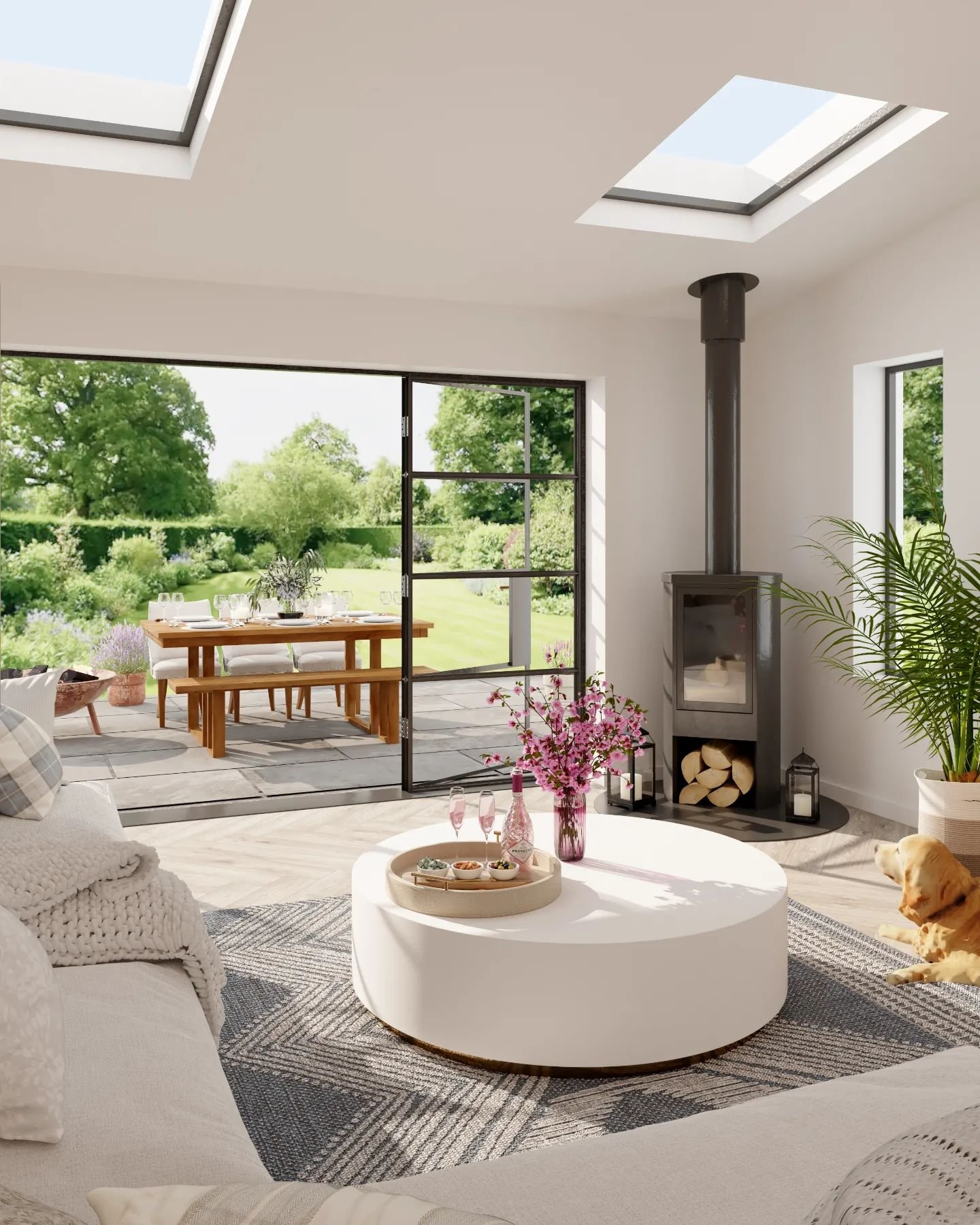 Here Comes the Sun

Has Spring finally sprung?! We are set to have a long overdue sunny couple of days this weekend, and we cannot wait!

We&rsquo;ve flung the doors open in this seasonal CGI we created to welcome the arrival of Spring, transforming 