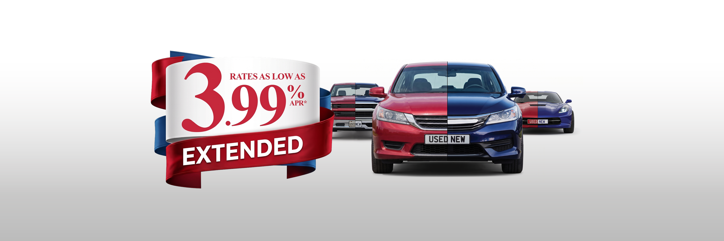 3.99% APR* Auto Loans, Extended!