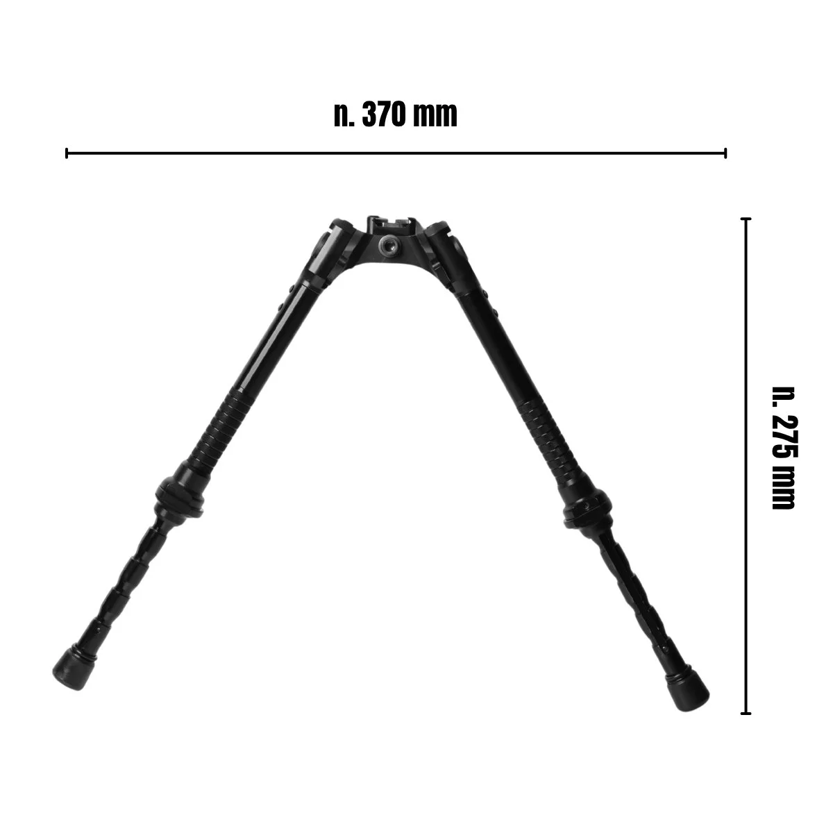 Oulun Työstökeskuksen OTK-MILrs bipod ampumatuki etujalka gen 3 (SAK-MILrs bipod etujalka) picatinny-kiinnitys 4