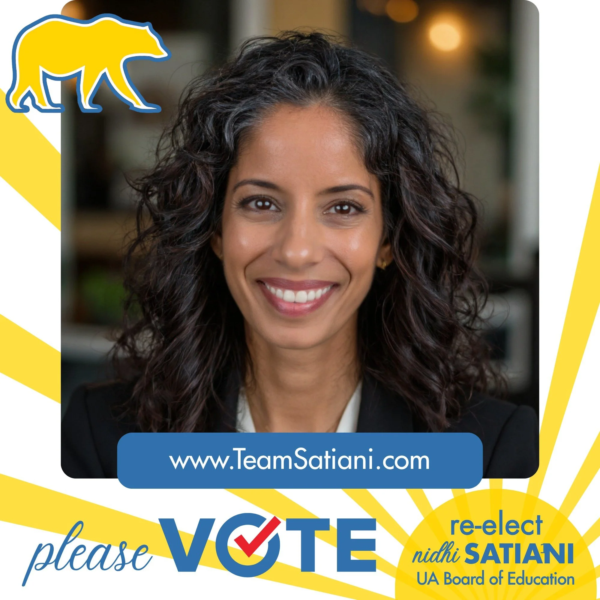 We kicked off the re-election campaign in May and have had so many interactions with so many community members! Thank you, UA, for being an incredible place I am proud to call home.

As you conclude your research into which candidates best represent 