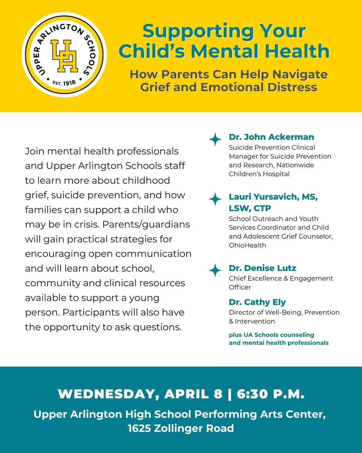 In the spirit of #LoveOutLoud Day, I am reminded that the most impactful way to show our love is through deep listening and active support.

To continue that mission of care, please join us this Wednesday at 6:30 p.m. for a special session on support