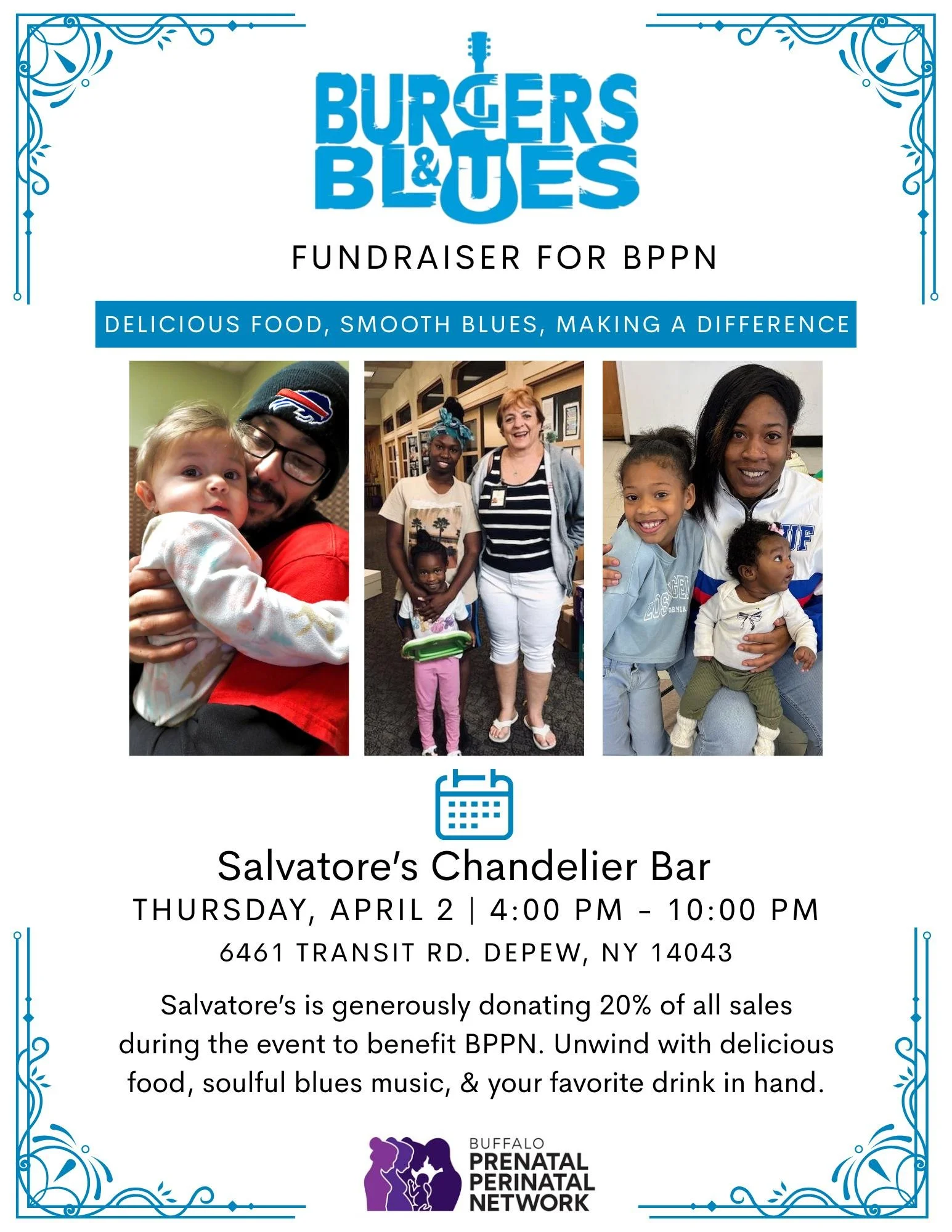 Burger and Blues Fundraiser for BPPN