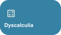 Blue icon with white calculator symbol and the word 'Dyscalculia'