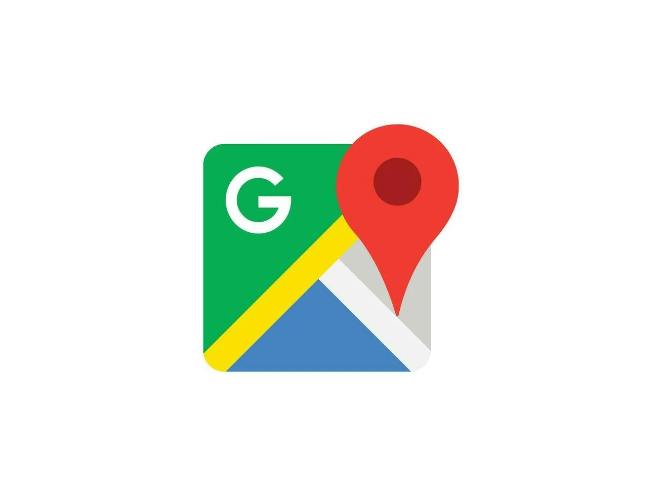 Google Maps app icon with location pin.