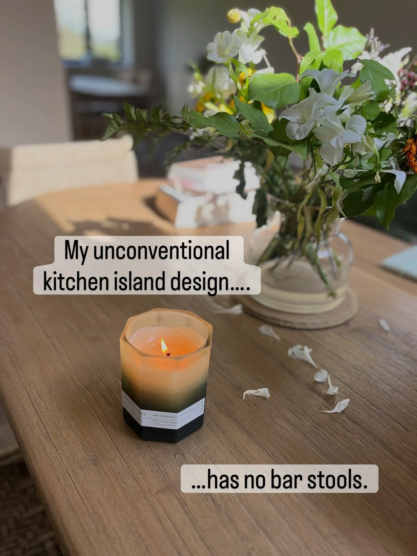 Design is as much about function and comfort as it is aesthetic.

When it comes to kitchen islands I never dreamed of one with bar stools. This doesn&rsquo;t mean I don&rsquo;t like them, I do, I just find the gravity of a stool and a circulation con