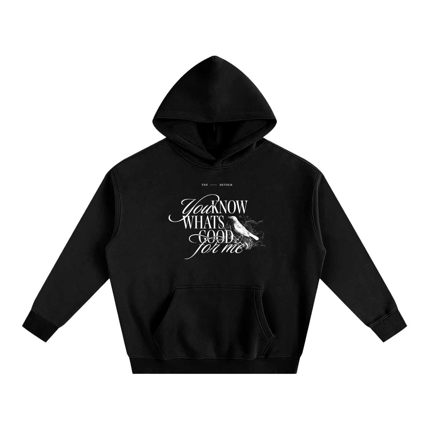 You know what's good for me - Oversized Hoodie