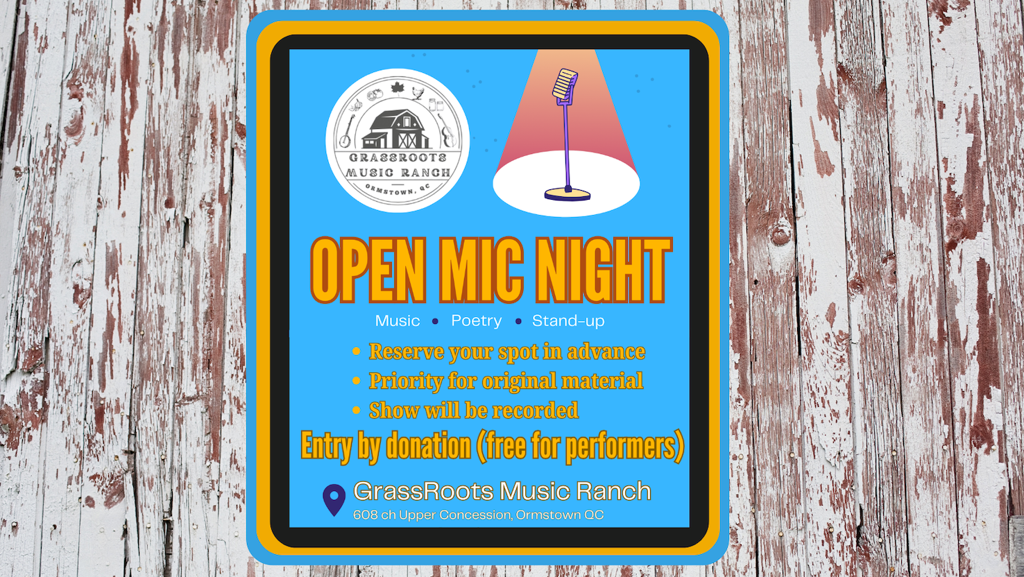 Open Mic