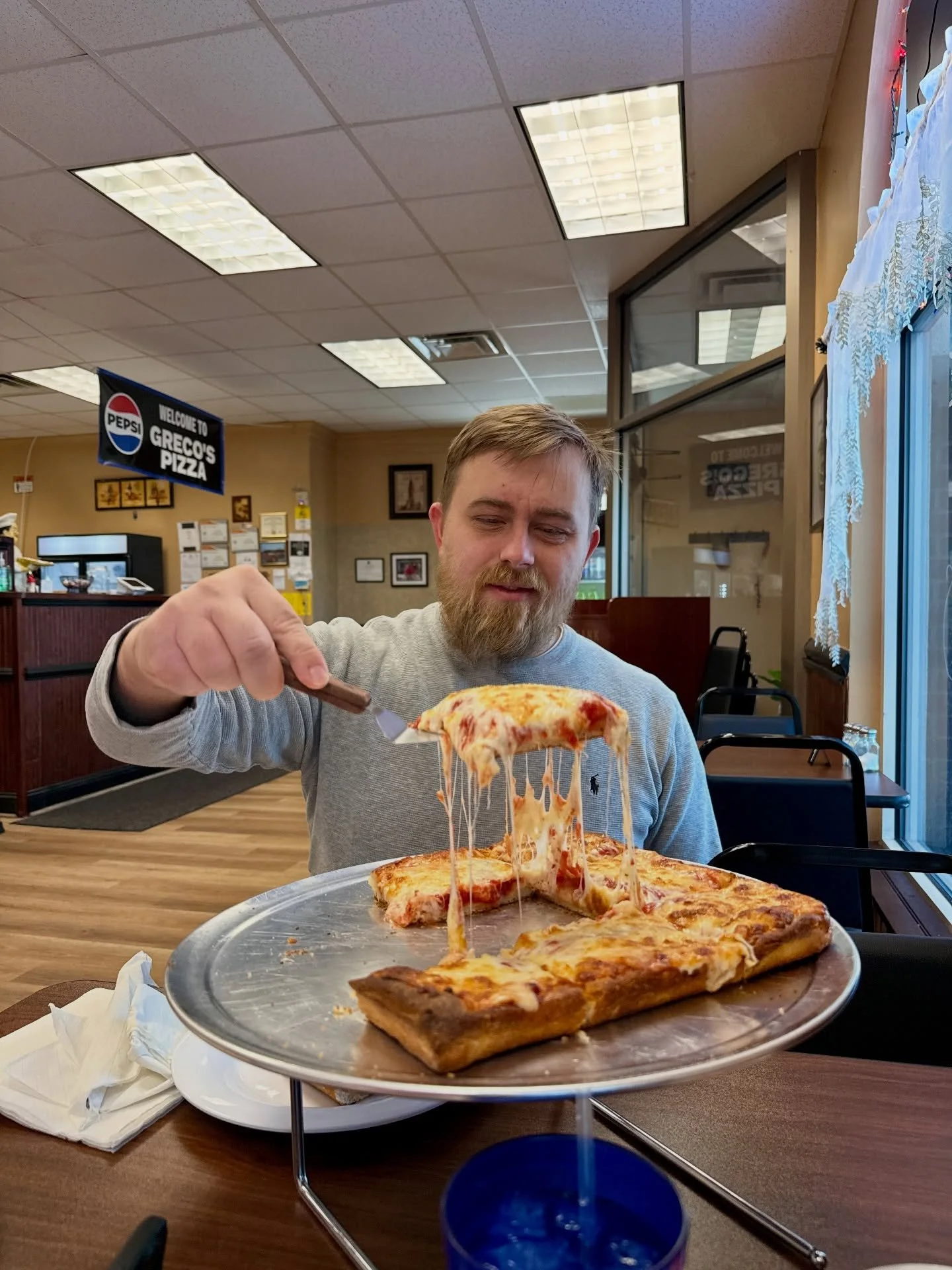 National Pizza Day seemed like the perfect opportunity to spotlight Roanoke&rsquo;s newest pizza place!

@grecospizzaroanoke just opened in Full Moon Cafe&rsquo;s former spot on Electric Road, and this family-owned restaurant is serving up New York s
