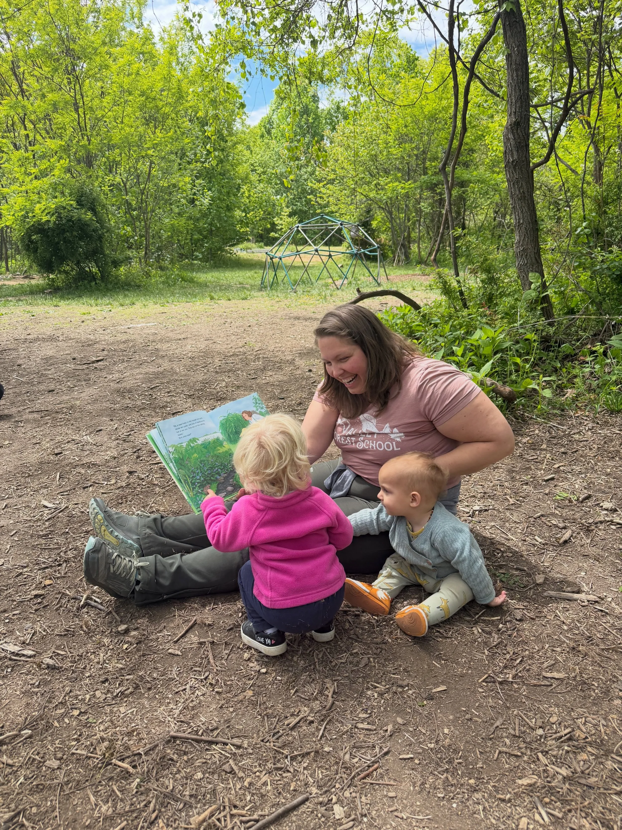 The forest is the classroom at @valleyforestschool. 🌿

These little explorers are part of Forest Sprouts, a 6-week parent + child class for ages 0-3 where families get their first taste of forest school life.

Expect mud kitchens, puddle jumping, ca