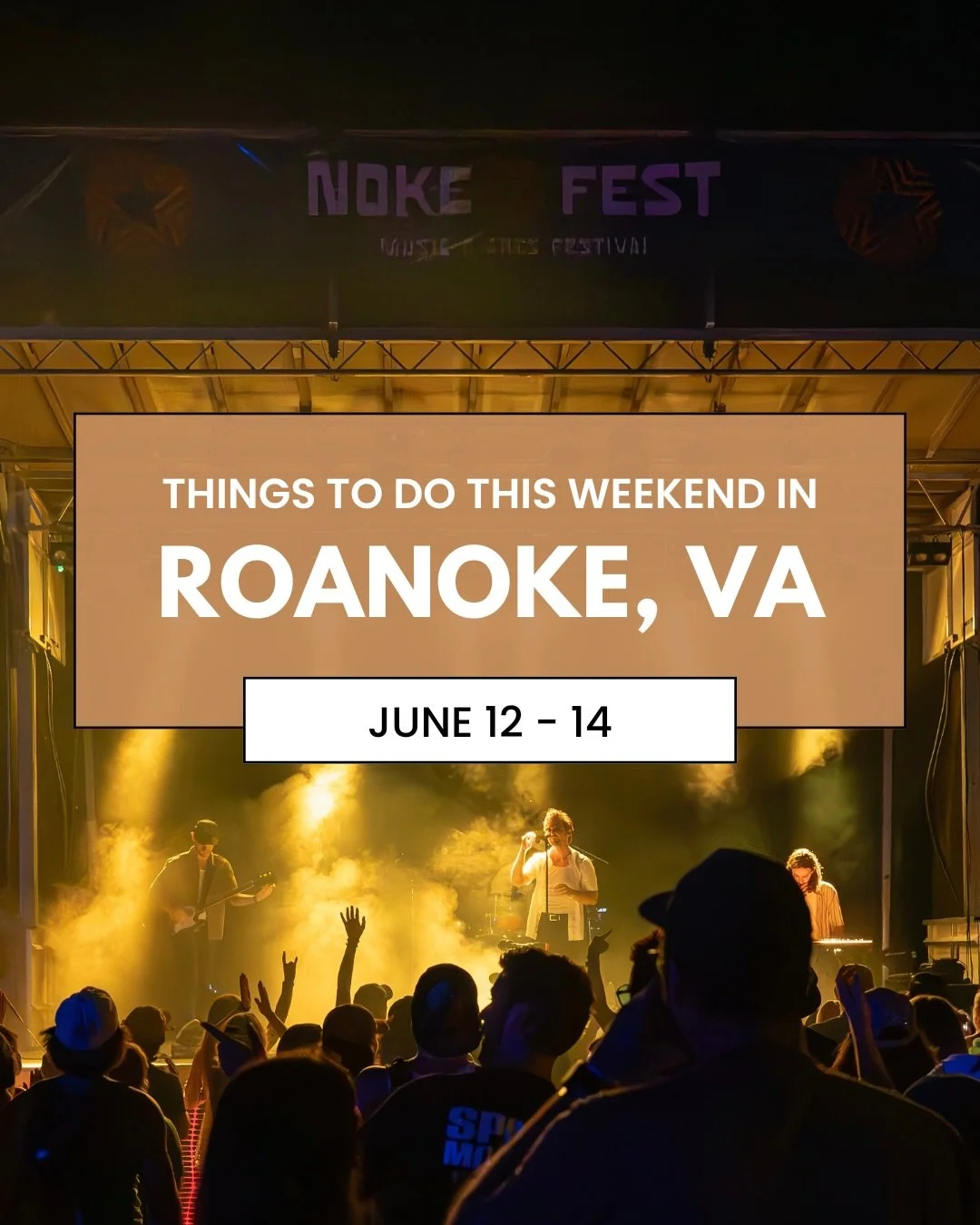 The weekend forecast? A whole lot of fun. Here&rsquo;s what&rsquo;s happening around Roanoke ⬇️✨

All Weekend:
🥳 @nokefest Music &amp; Arts Festival 2026 | FRI &amp; SAT: 12 pm, SUN: 3 pm
⚾️ @ridgeyaksbaseball vs. Fayetteville | All Weekend
💎 GEMap