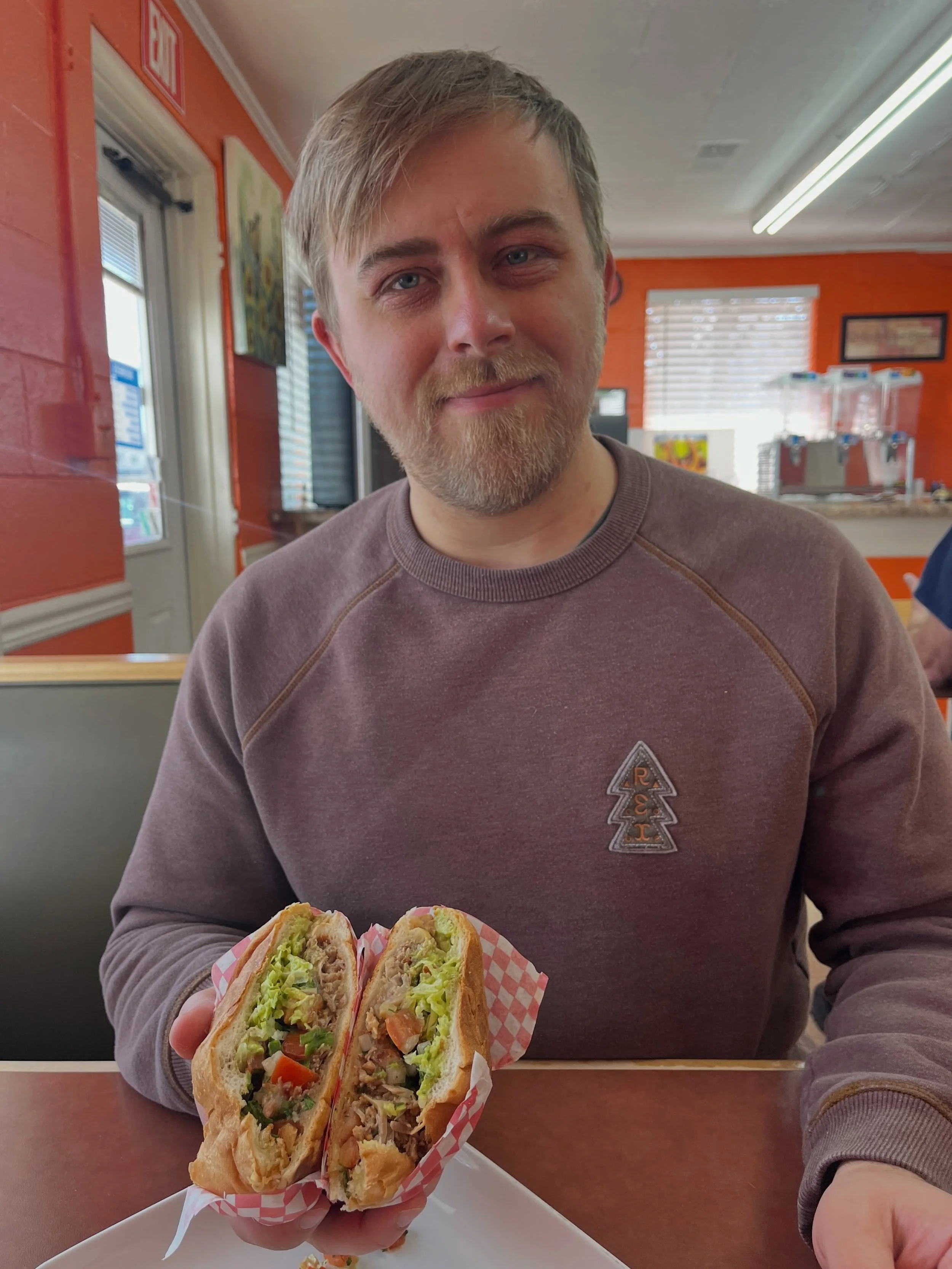 A Salem favorite for authentic Mexican food! Find this delicious torta (as well as $2 chicken &amp; pork tacos on Tuesdays!) on the menu at Tacos Coronado. 🌯🌮

📍 217 6th St, Salem, VA | Mon-Sat 10am-8pm

#helloroanoke #roanokeva #salemva