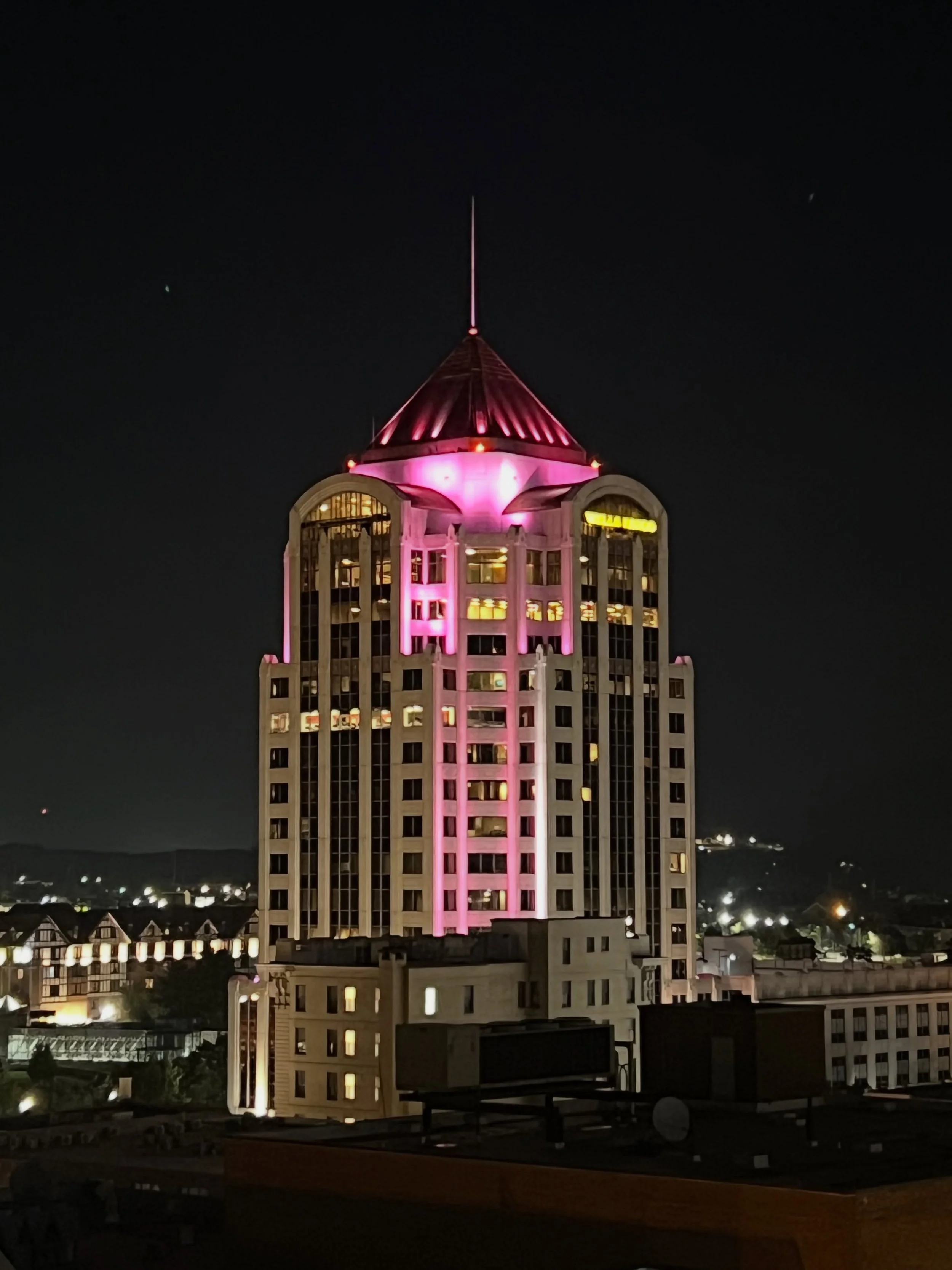 Roanoke is glowing pink for Dolly. 💗

Dolly&rsquo;s legacy lives on through the @imaginationlibraryrke, which gives free books to children from birth to age 5. If you haven&rsquo;t signed your little one up, you can learn more about the program at i