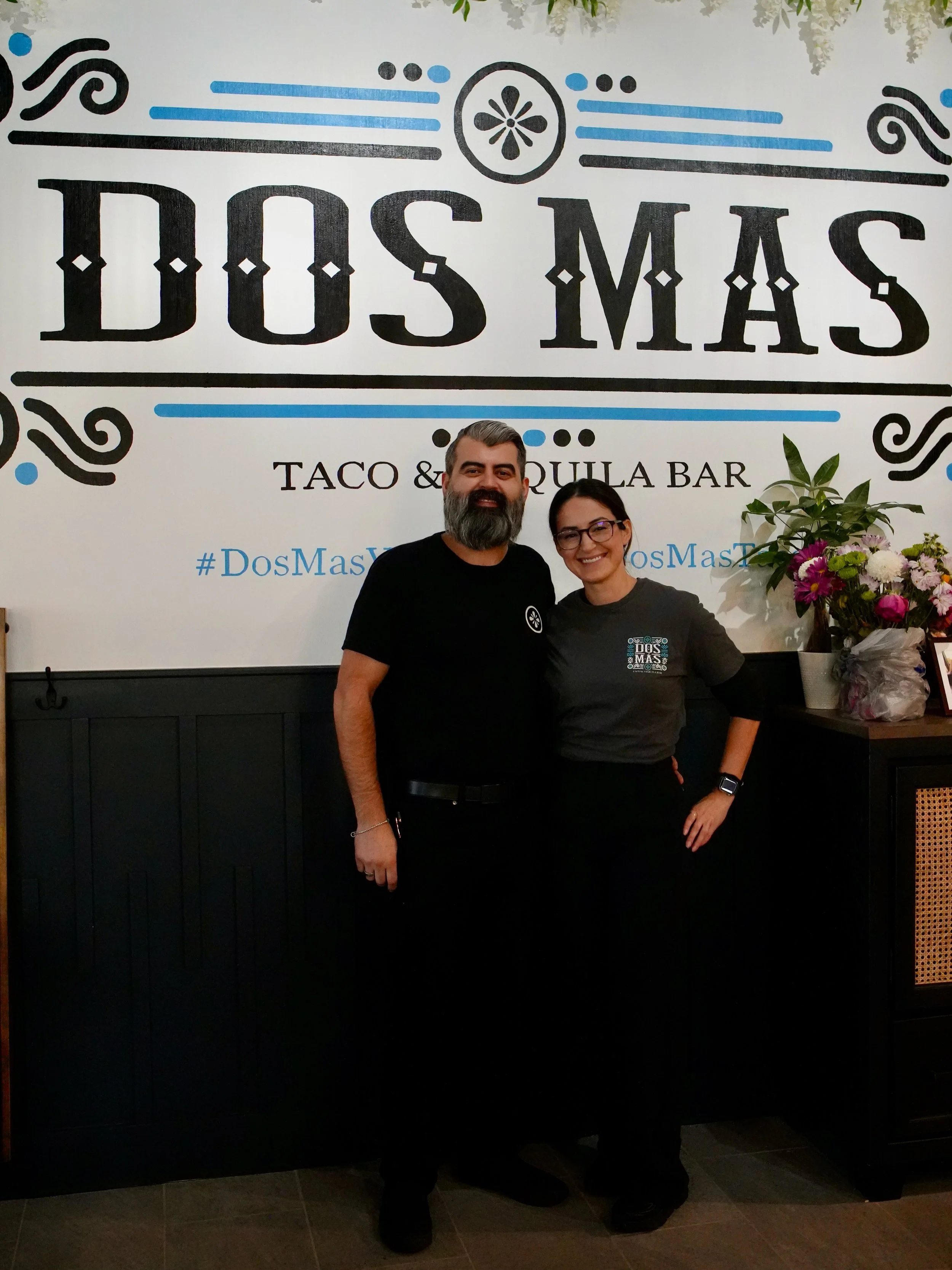 Let&rsquo;s taco &rsquo;bout it! 🌮 The long-awaited @dosmastaco is officially open in Vinton! 🍹

Sergio and Marisol Arellano are behind the new modern Mexican concept in Downtown Vinton, with street tacos, a full tequila bar and an extensive margar