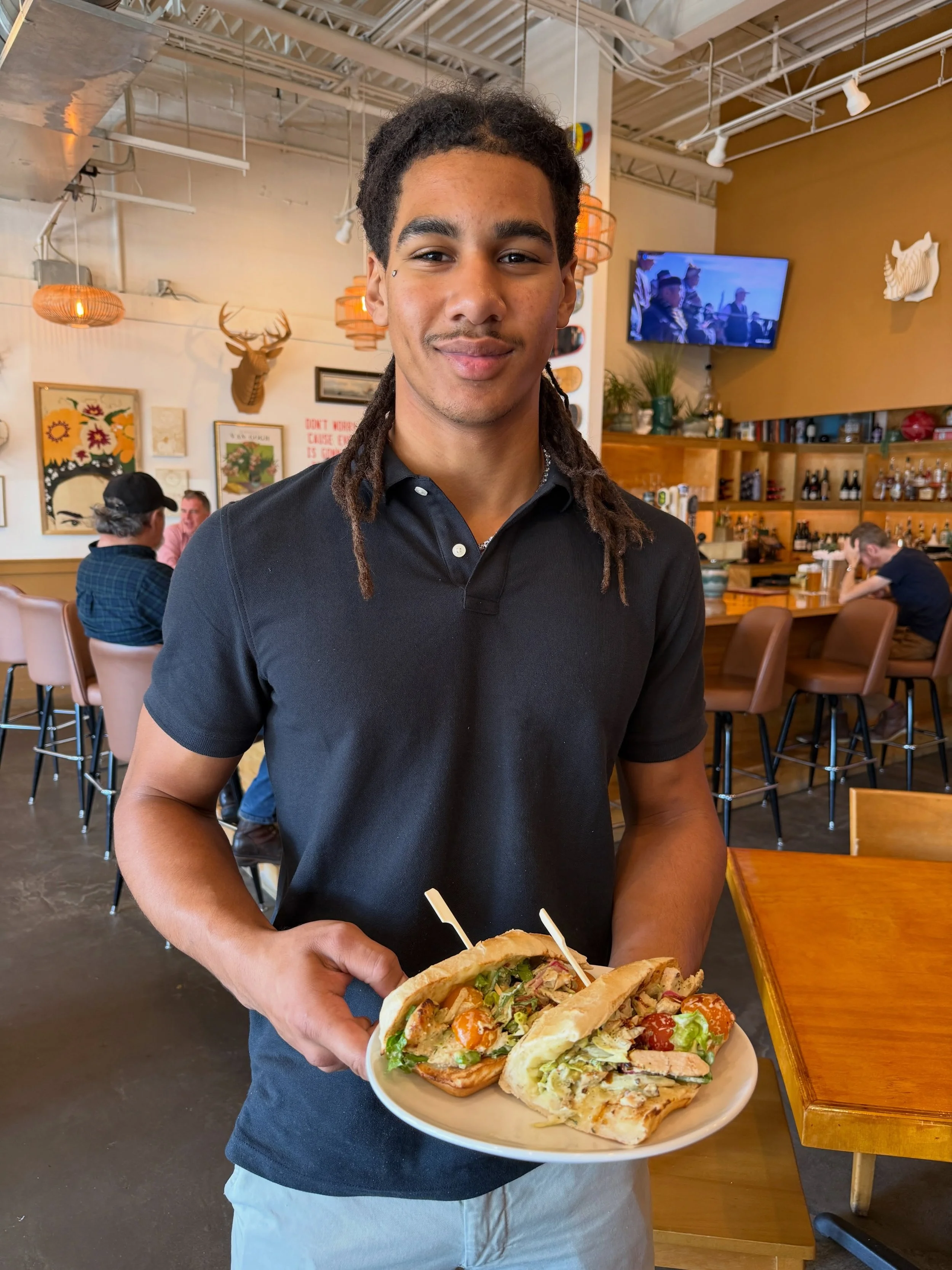 @bobbys_hotandcheesy might be known for their pizza, but their sandwiches deserve just as much attention! 🥪🍕

The Chicken Pesto Ranch is a fan favorite, piled high with roasted chicken, bacon, fresh mozzarella, balsamic roasted tomatoes, pickled on