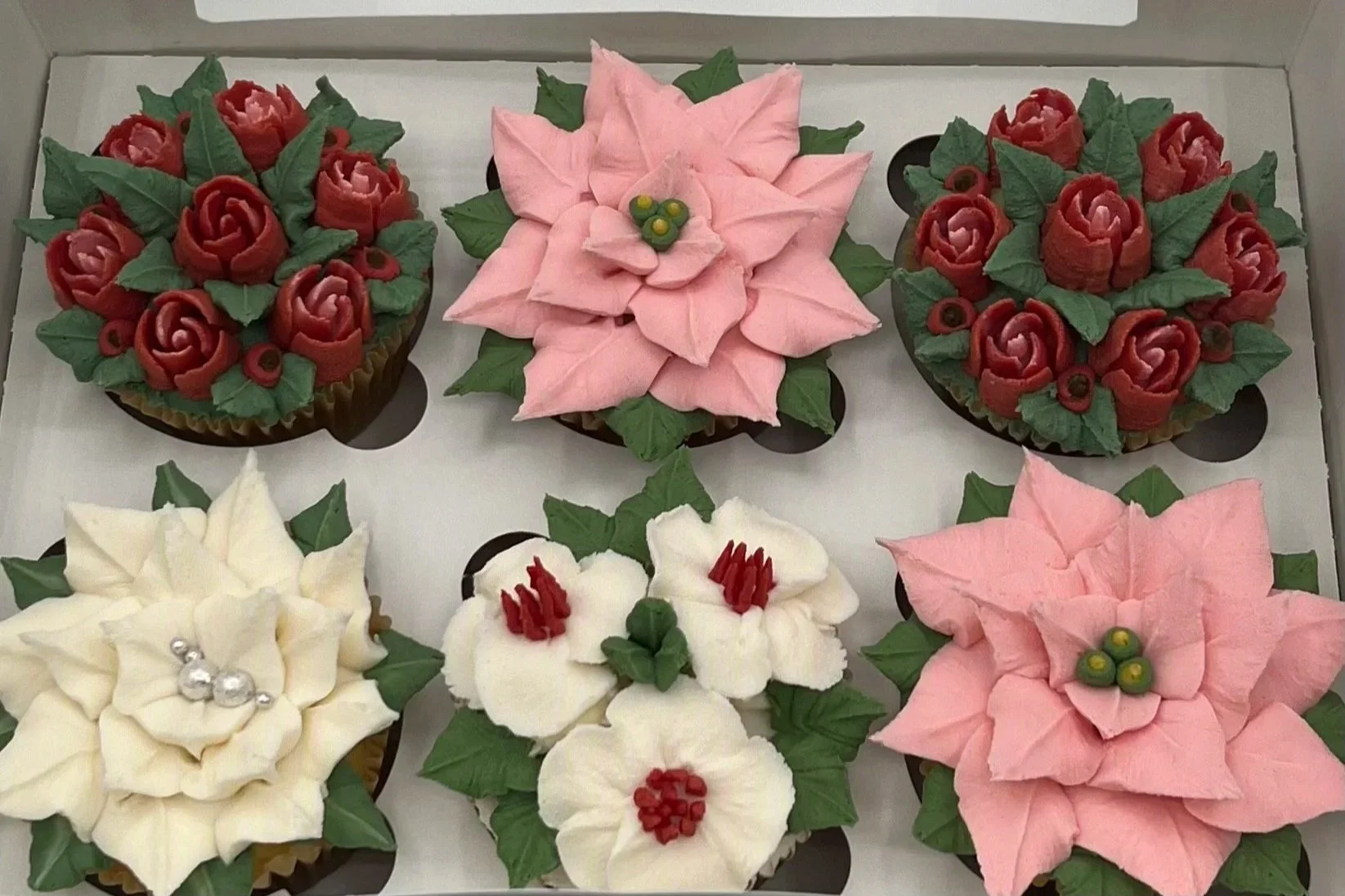 6 Standard Size Cupcakes-Gift Boxed: $40