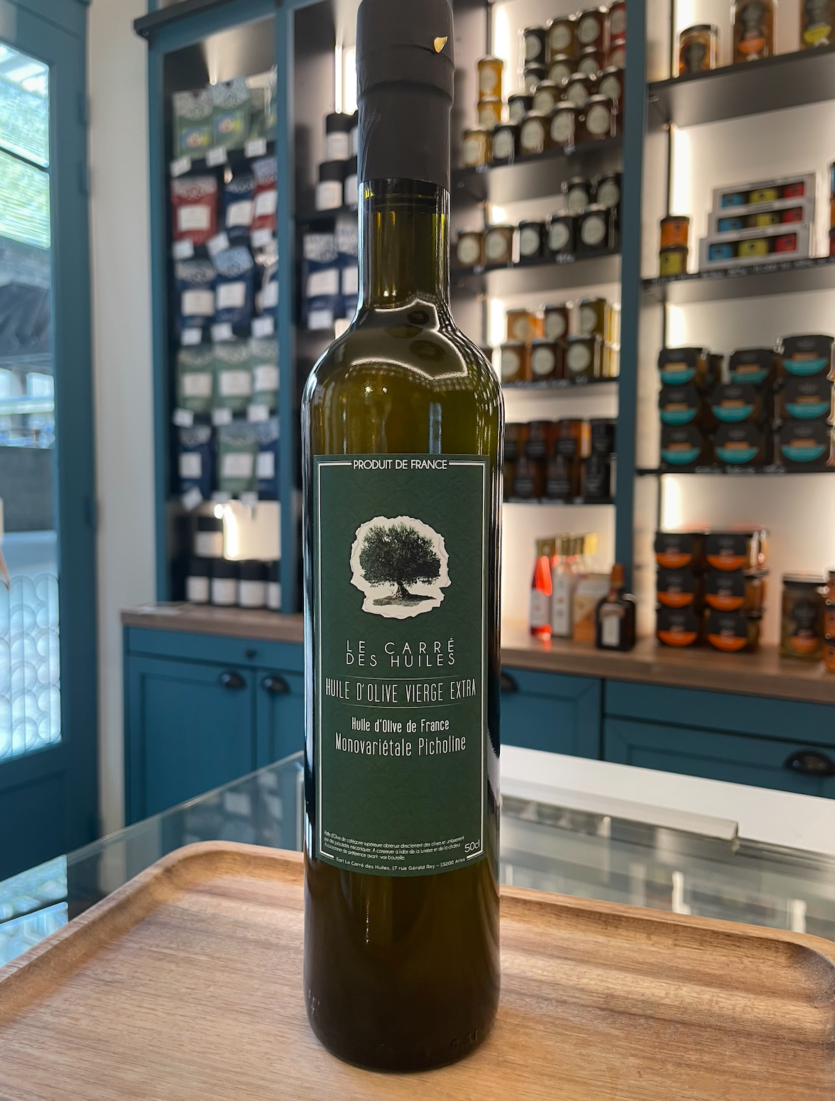 Huile d'Olive vierge extra- Monovariétale Picholine - Le Carré des Huiles