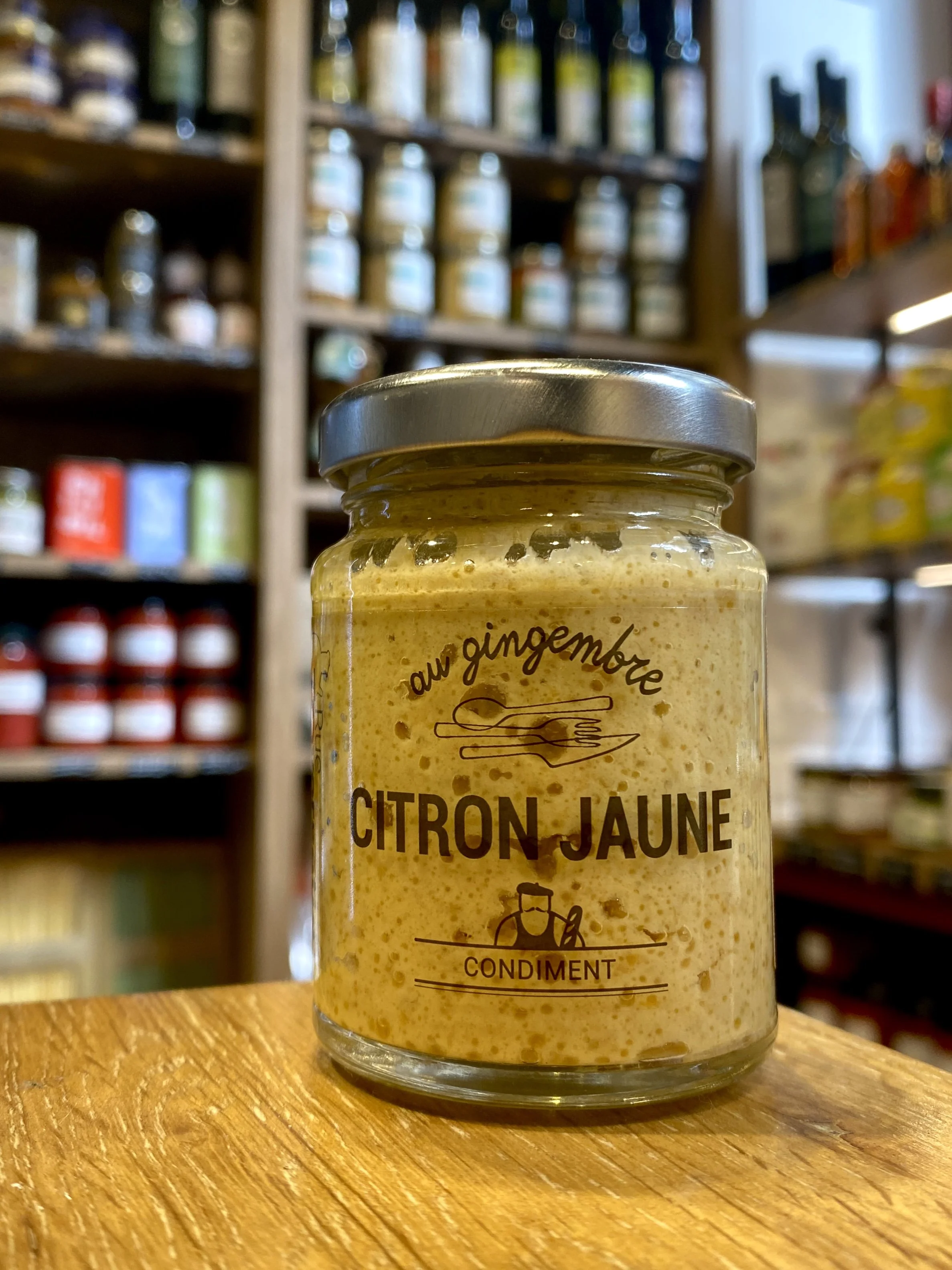 Pâte de Citron Jaune au Gingembre 90g  - Rue Traversette
