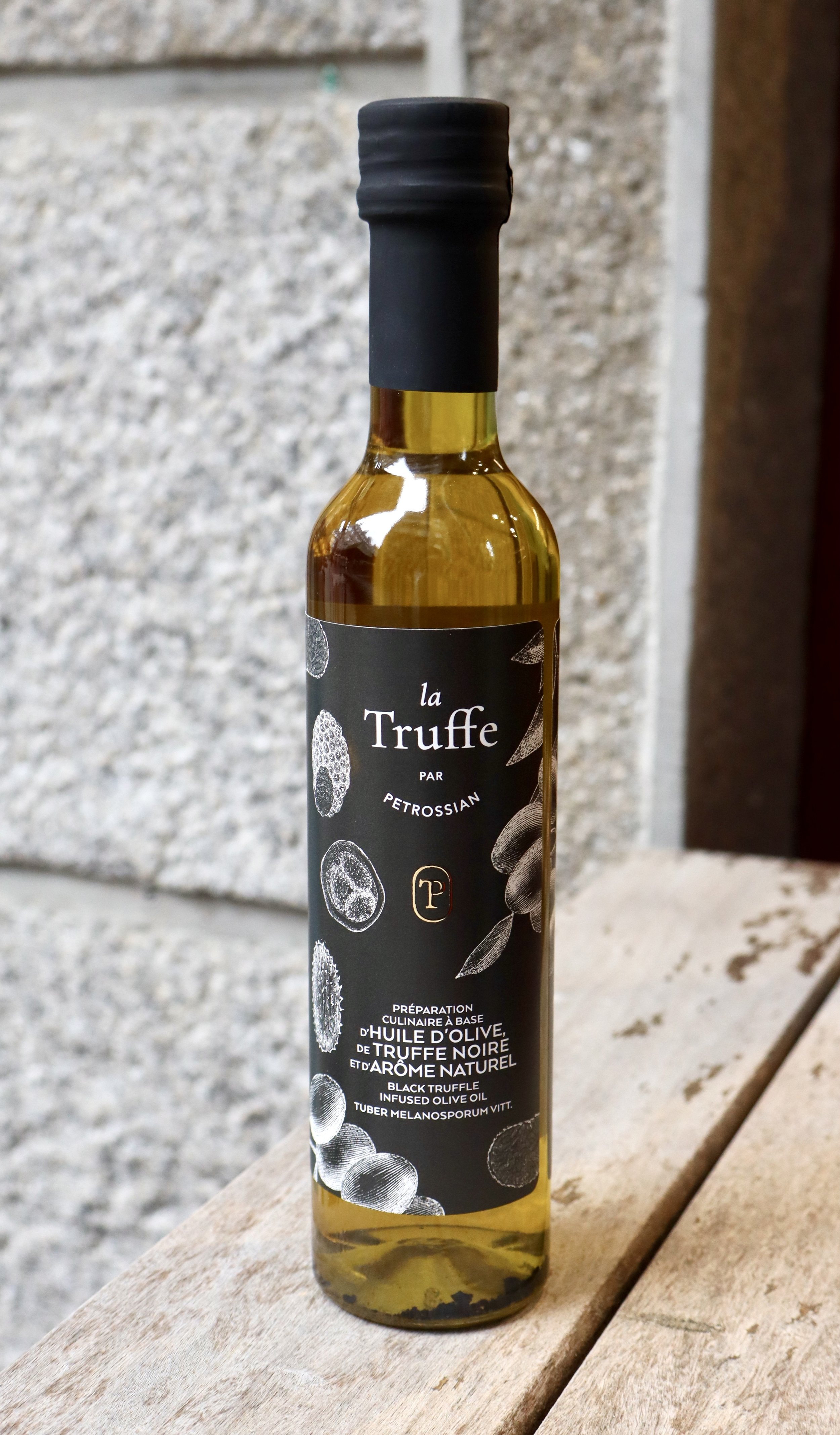Préparation Huile d'Olive & Truffe Noire 25cl - Petrossian