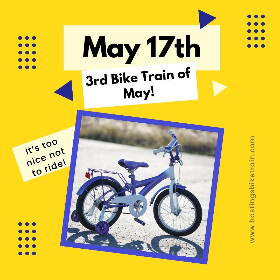 Come ride with us! Switching it up and having a Friday bike train (4th and 5th graders with instruments this change is for you) instead of Wednesday. Routes and timing are on the website like always. Can this one be the biggest and best of the month!