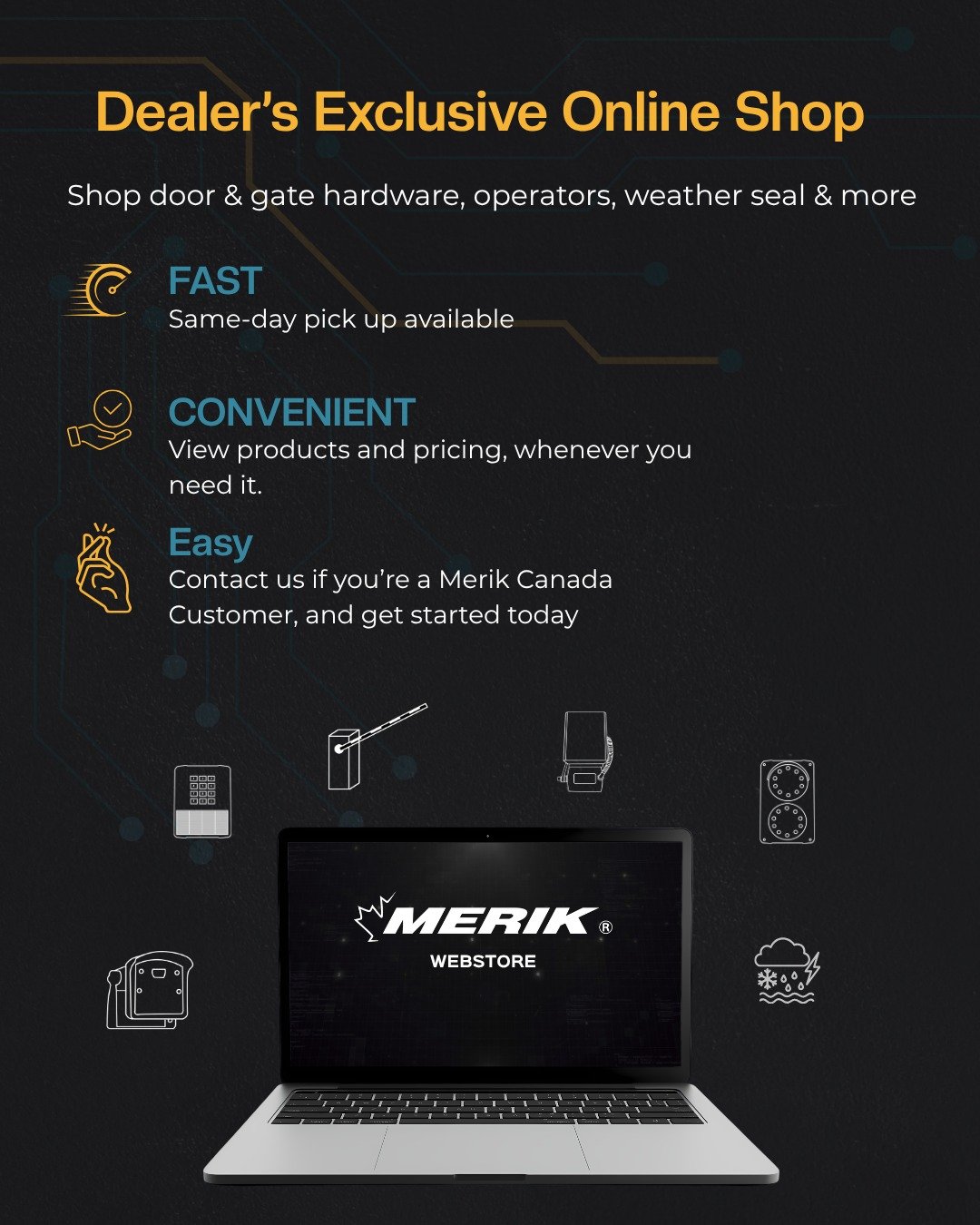 🛒Looking for quick product prices? On the go and need to order some replacement parts? Our webstore is accessible day or night, on desktop or mobile devices.

Contact us to get started on our dealer's exclusive webstore.
.
Vous recherchez des prix d
