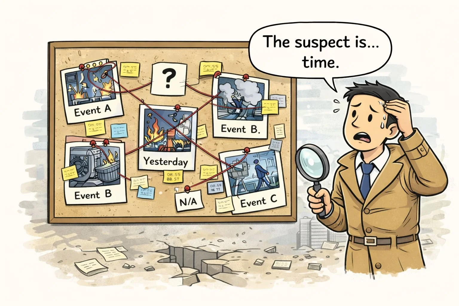 when data timelines don't align, events become a mystery