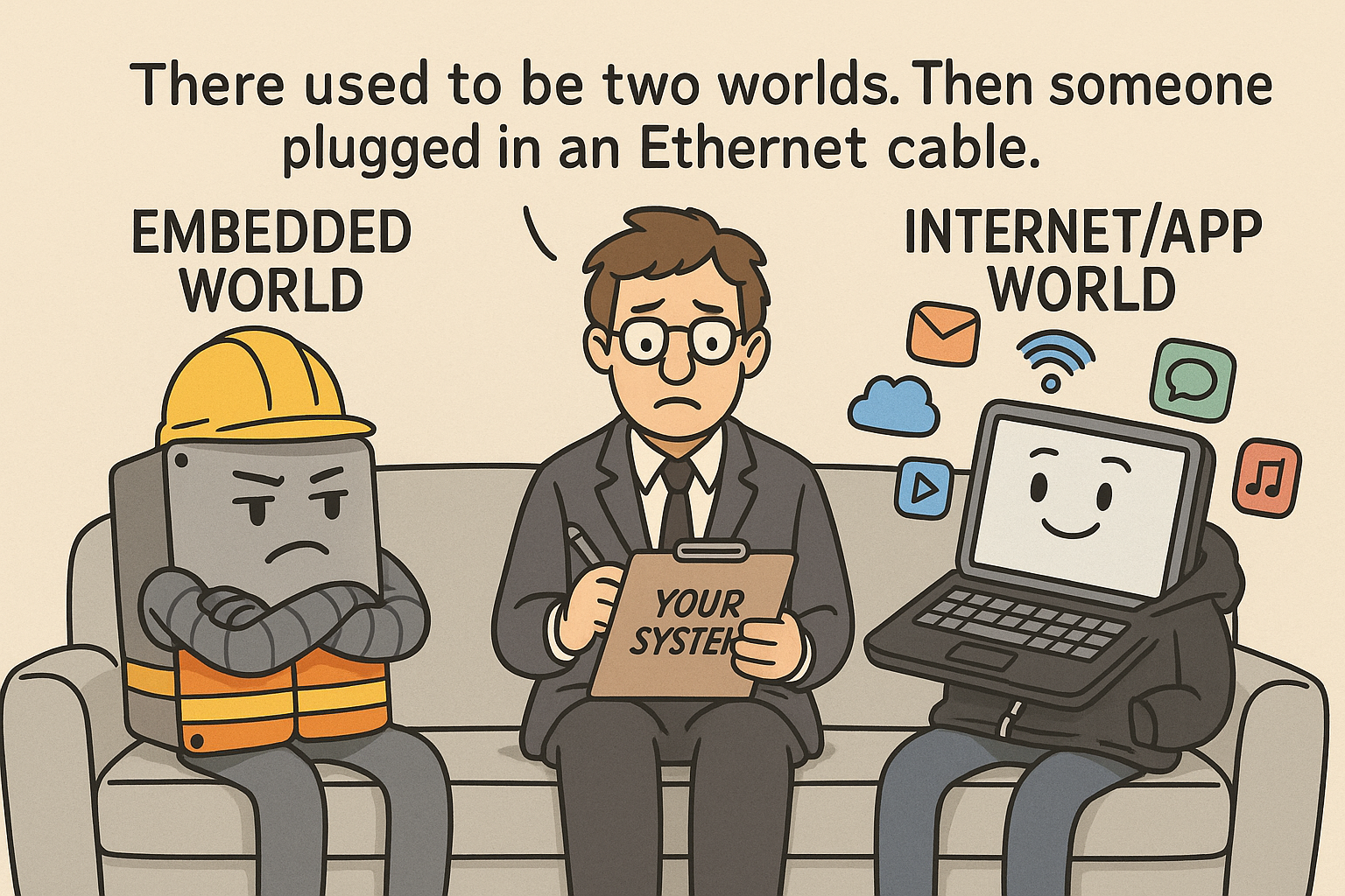 Two worlds of technology became one