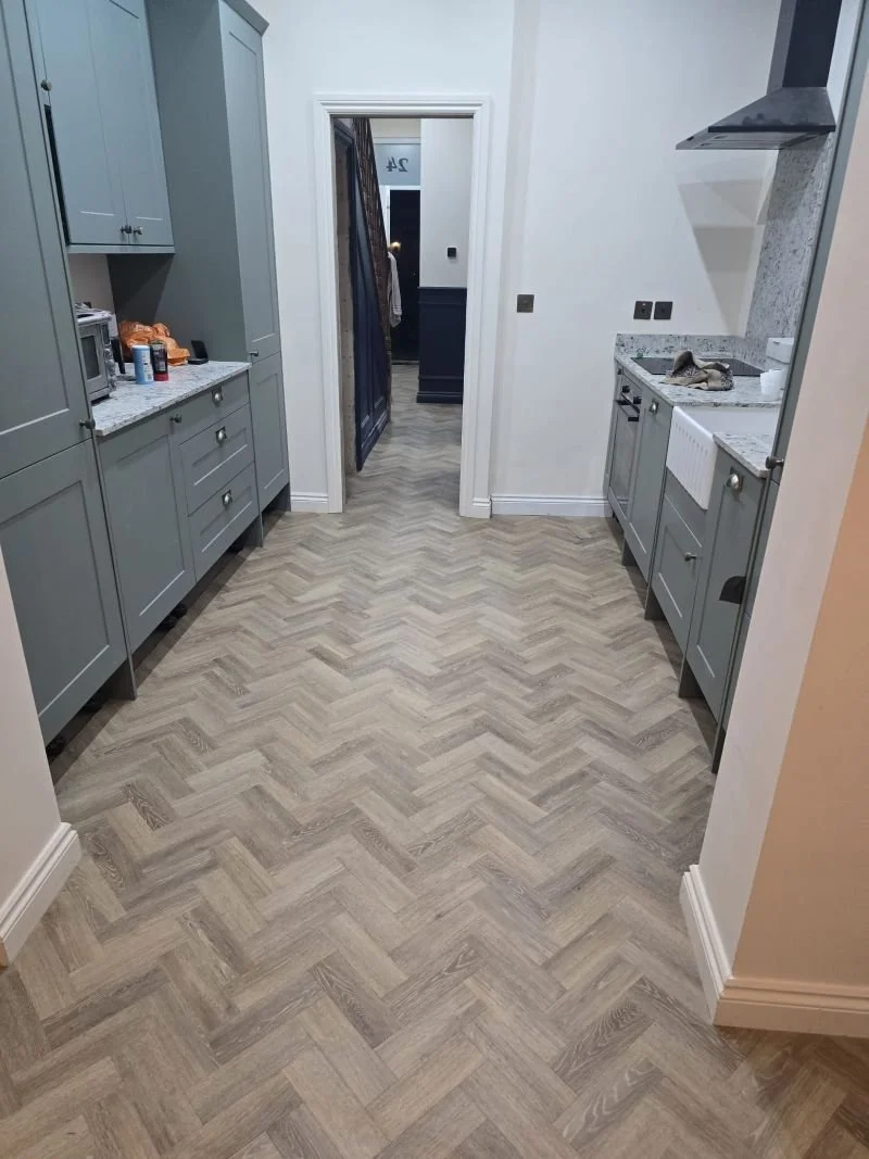 LVT parquet flooring kitchen Beckenham.jpg