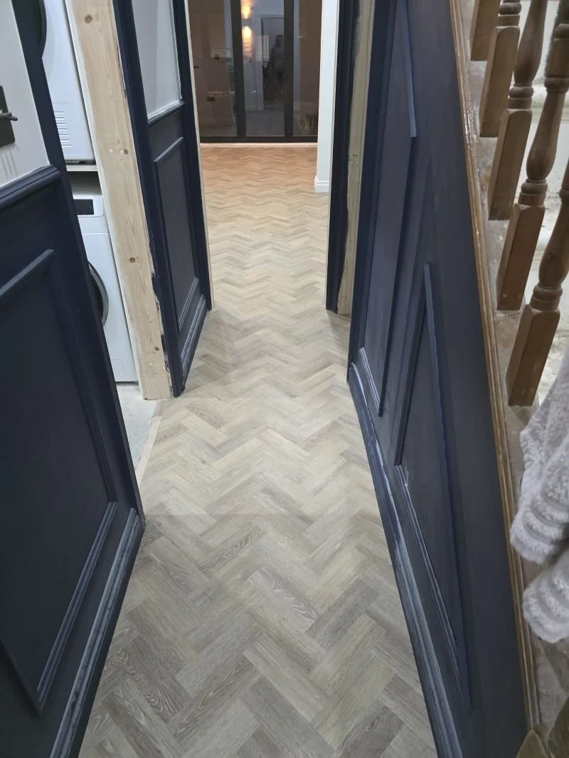 Parquet LVT flooring hallway Beckenham.jpg