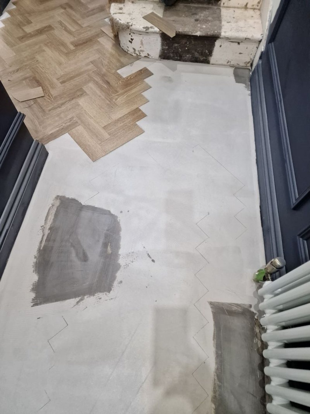 LVT flooring hallway parquet Beckenham.jpg
