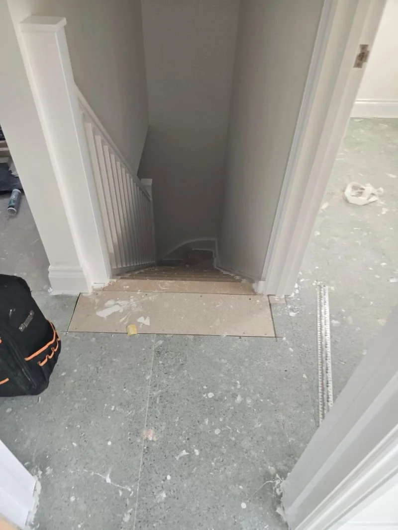 Carpet to loft rooms and stairs Chislehurst before.jpg